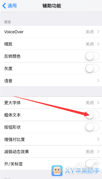 苹果iPhone6S手机如何修改系统字体