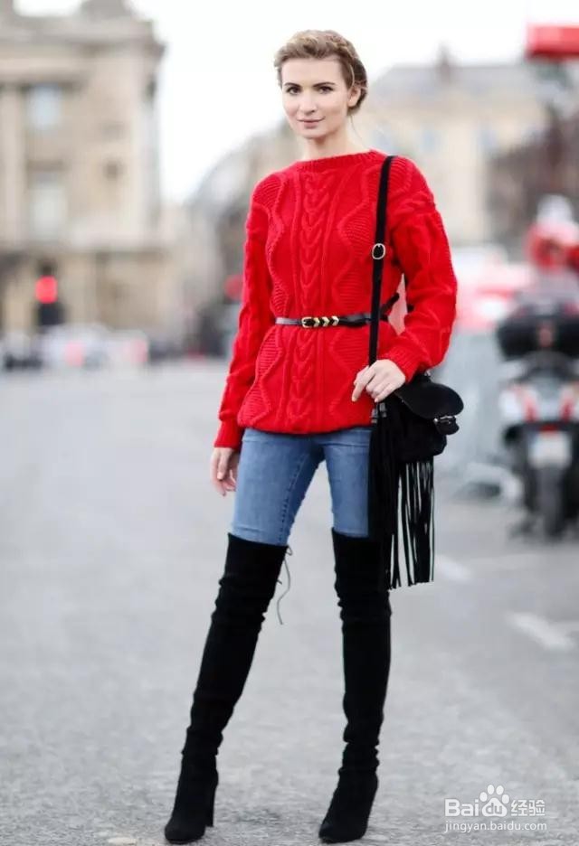 王凯丽:女明星秋冬必备的过膝靴,真的巨显高!