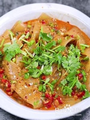 麻汁宽粉的做法