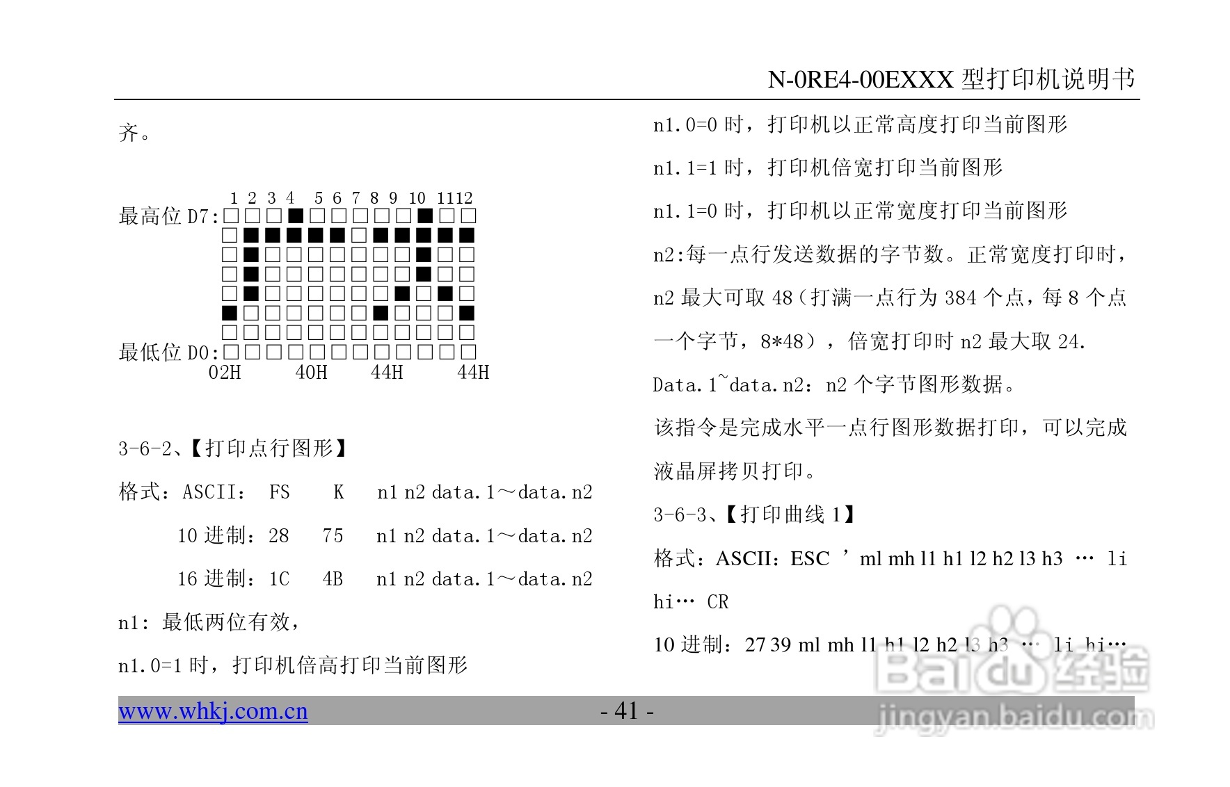 炜煌N-0RF4型打印机说明书:[5]