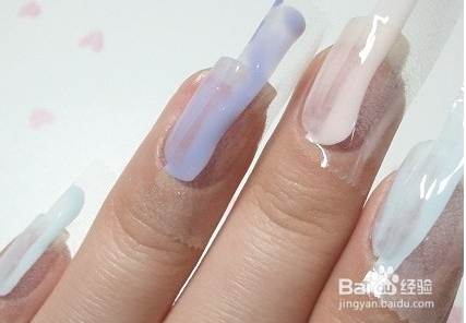 贴花条纹美甲DIY教程