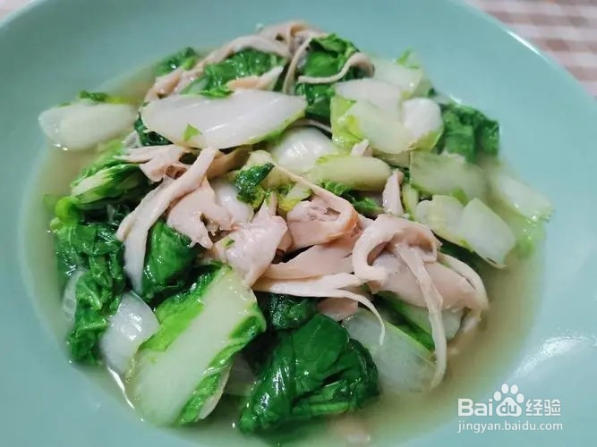 平菇炒奶白菜