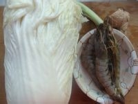 白菜炒大虾详细做法
