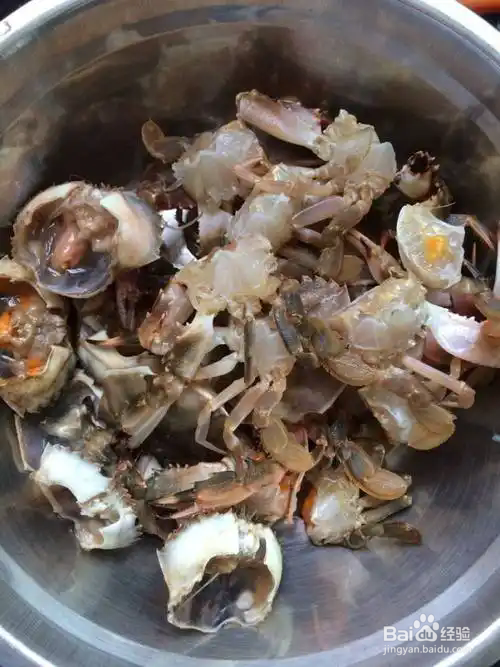 姜丝炒花盖儿蟹