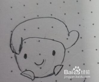 小男孩简笔画