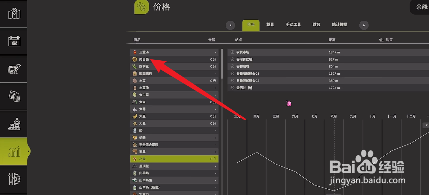 模拟农场25怎么查看向日葵售价
