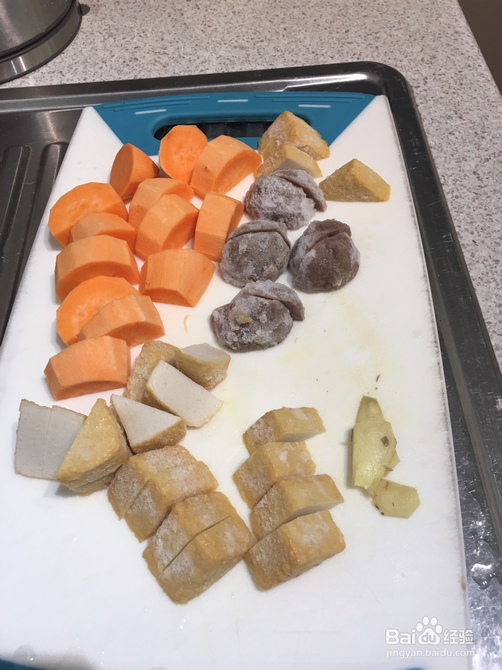 挑战自制力的粤菜肉丸番薯芥菜