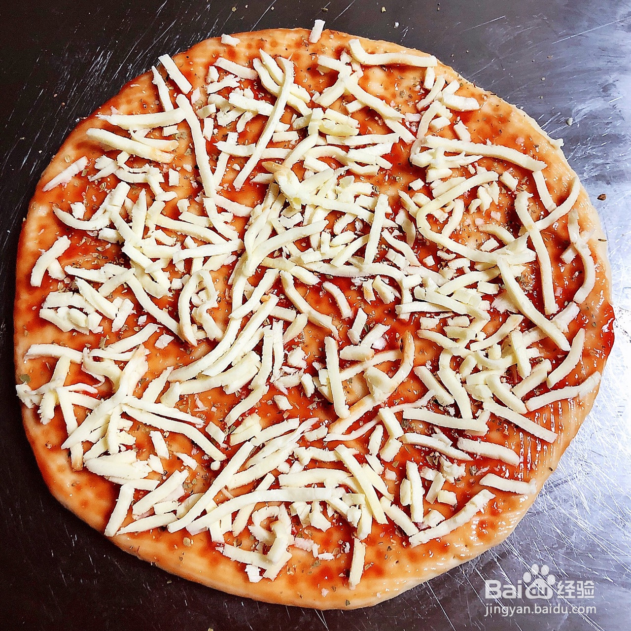 培根虾仁披萨的做法