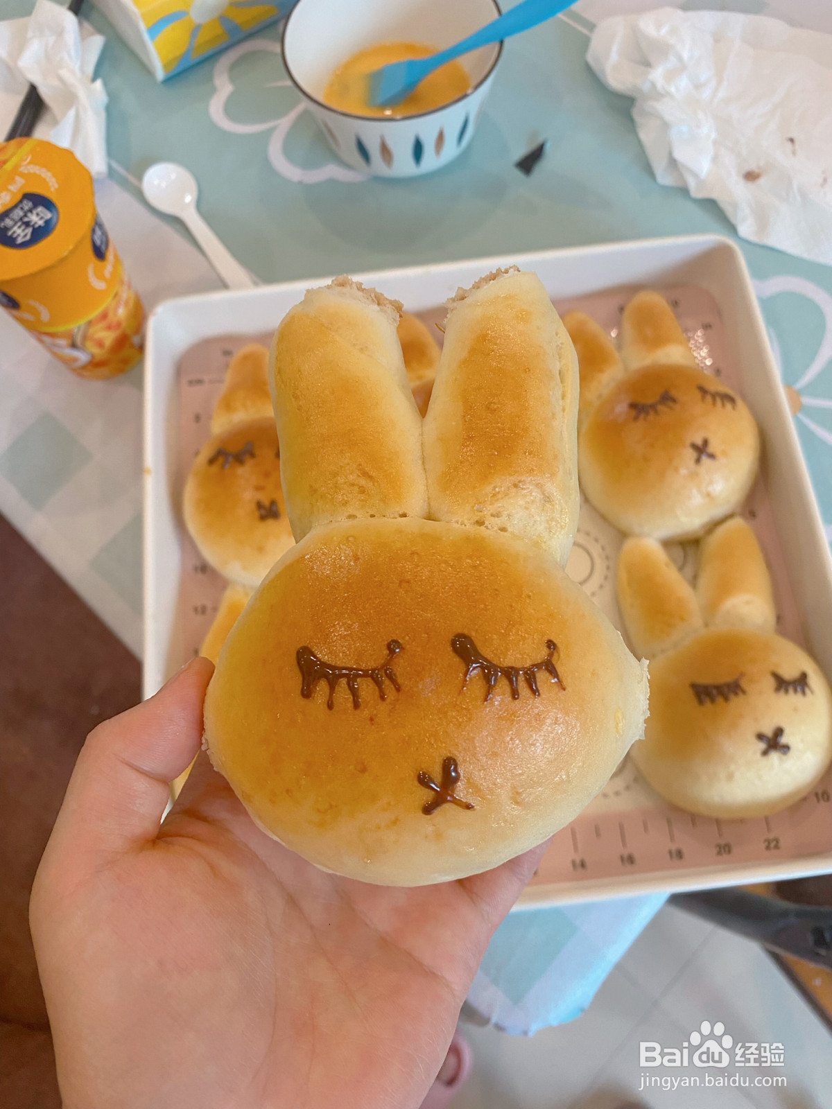 酸奶兔子面包的做法
