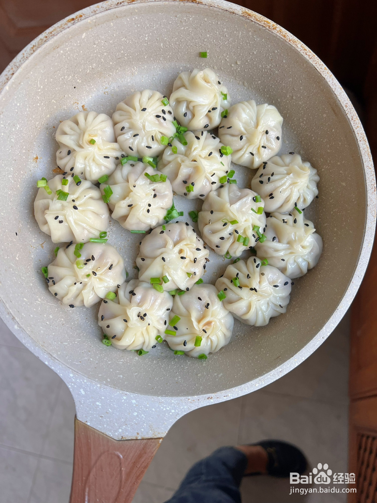 拇指生煎的做法