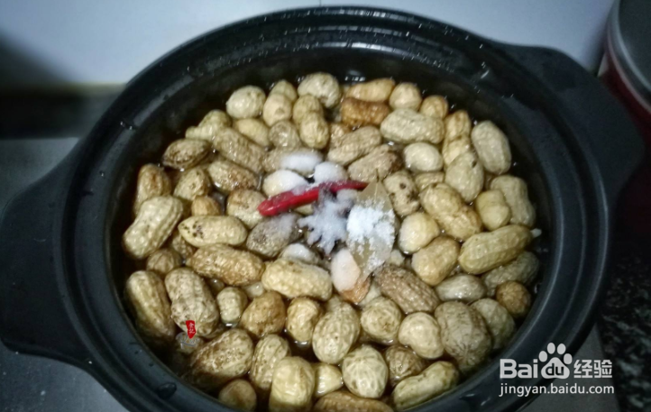 家常菜:盐水煮花生