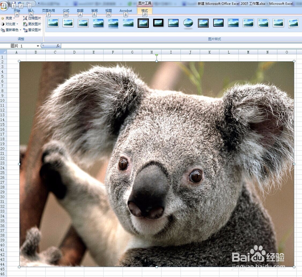 excel 2007 压缩图片