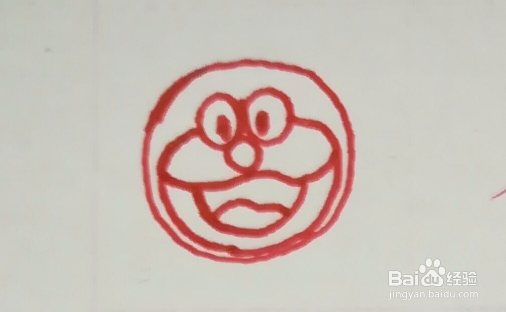 可爱调皮的机器猫简笔画怎么画步骤图