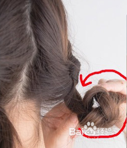 长发女生想戴毛线帽