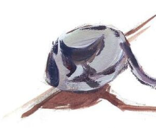 水粉画入门单个静物不锈钢勺子的画法教程