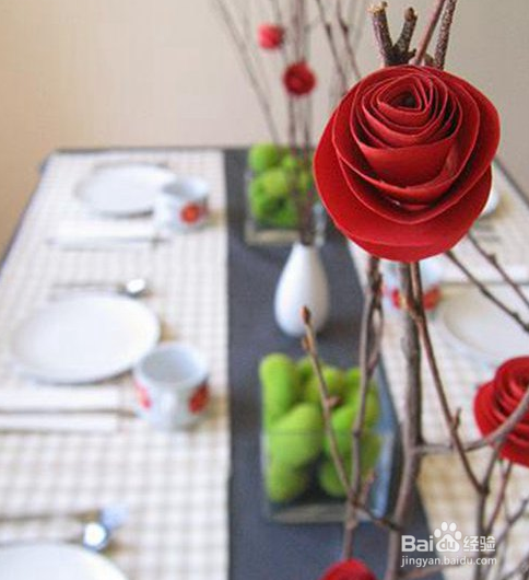 折纸DIY,玫瑰花的折法