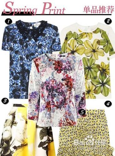 2013春装搭配 印花单品