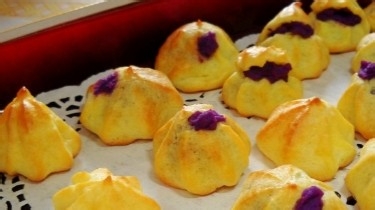 紫薯卡仕达泡芙的做法