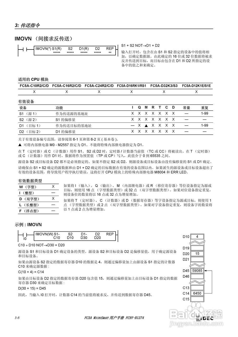 FC5A型可编程控制器_显示器使用说明书:[4]