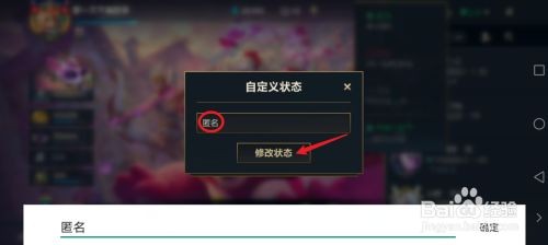 英雄联盟手游匿名用户怎么设置