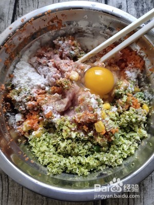 时蔬鸡肉饼怎样做