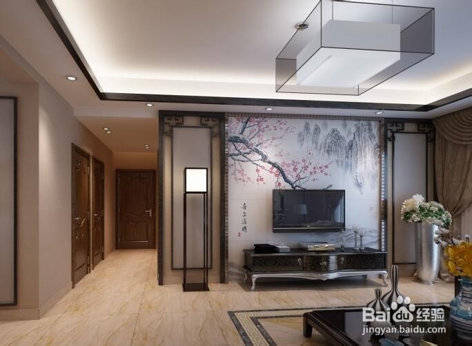 想要装修一个中国风的房子，但不需要太复杂