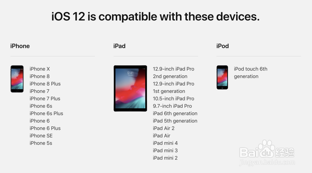iPhone手机、iPad、iPod怎样快速升级iOS12