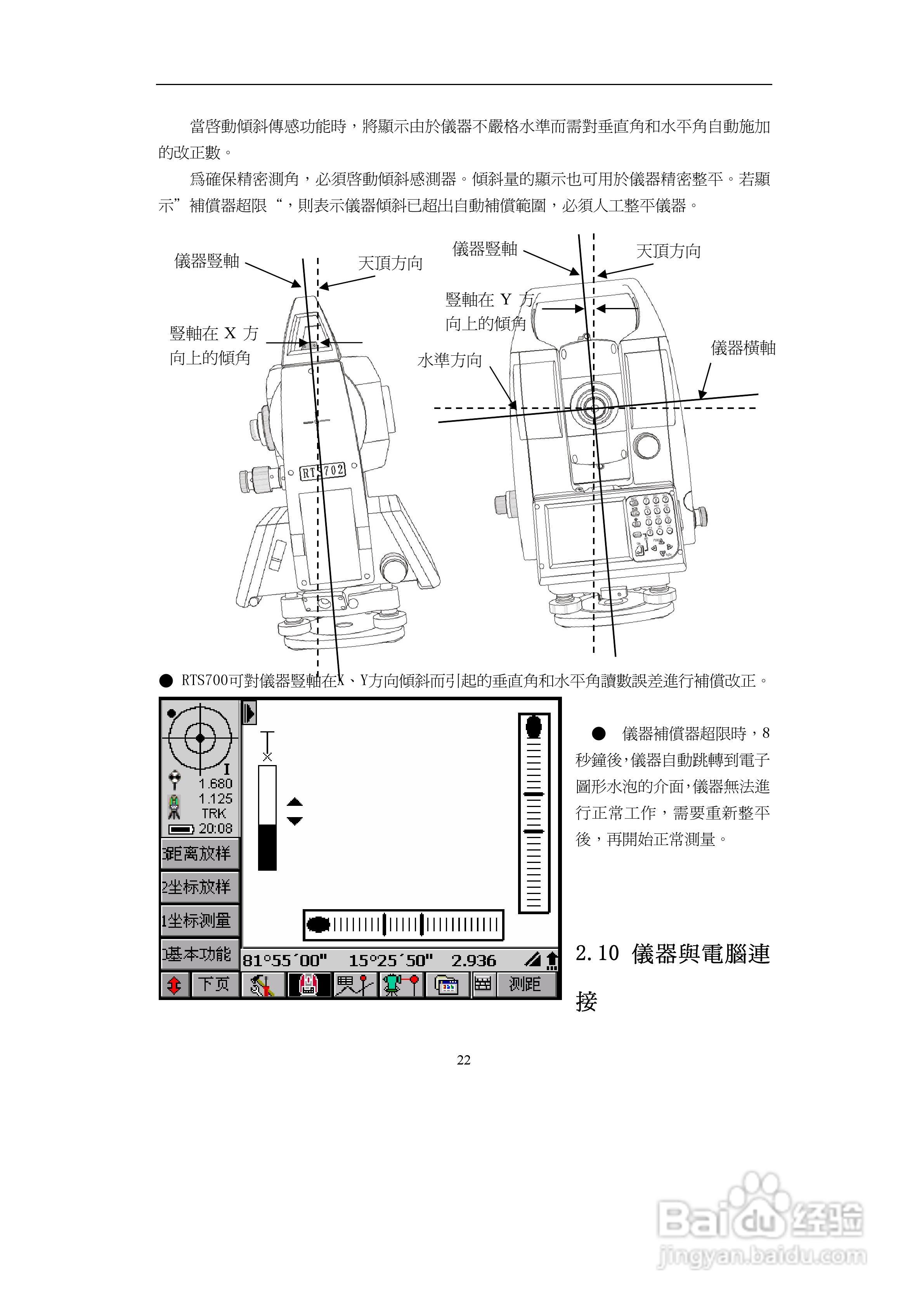 上煇RTS-700全站仪说明书:[3]