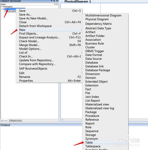 PowerDesigner 16.5如何建立Oracle数据表