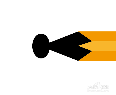 使用AI 画一支彩色卡通铅笔