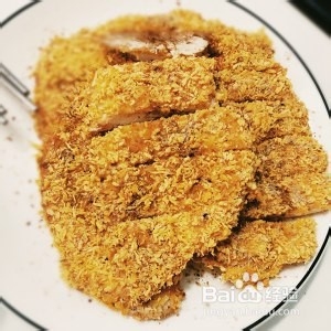 教你怎么做无油烤鸡排（面包糠鸡胸肉）
