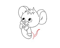 猫和老鼠杰瑞怎么画