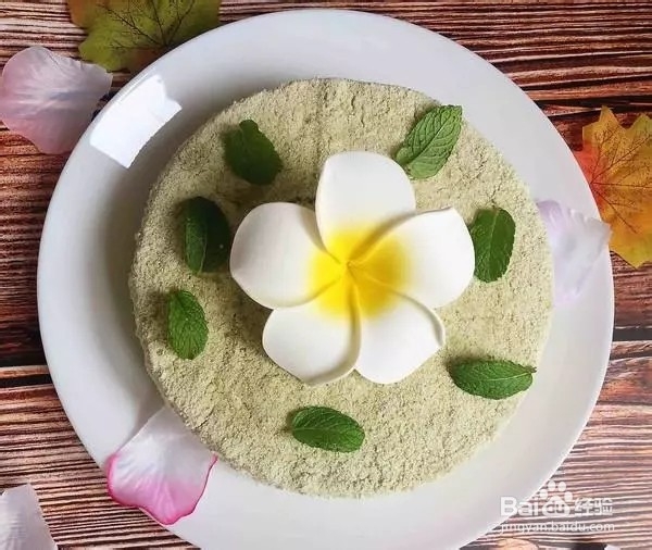 薄荷豆沙松糕的做法