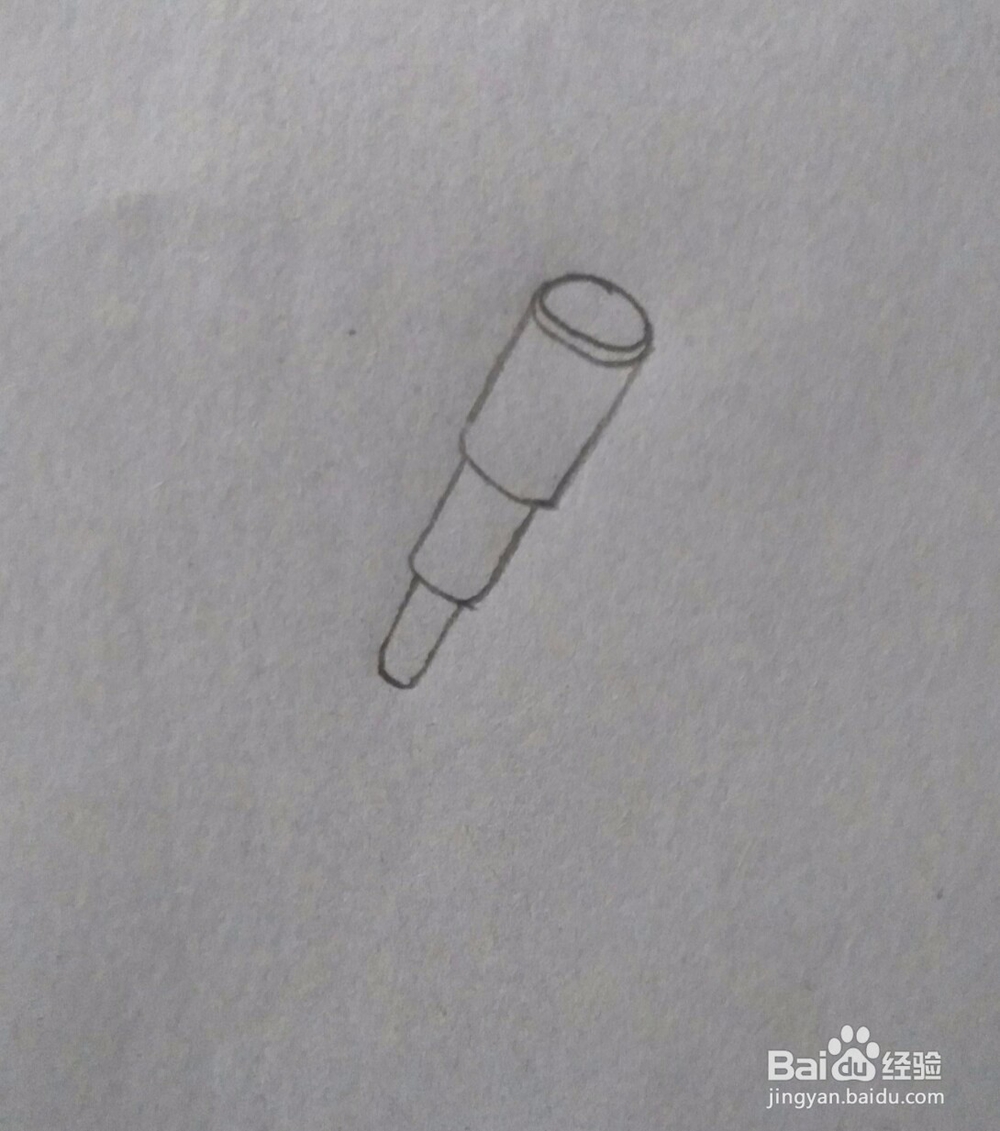 望远镜简笔画教程