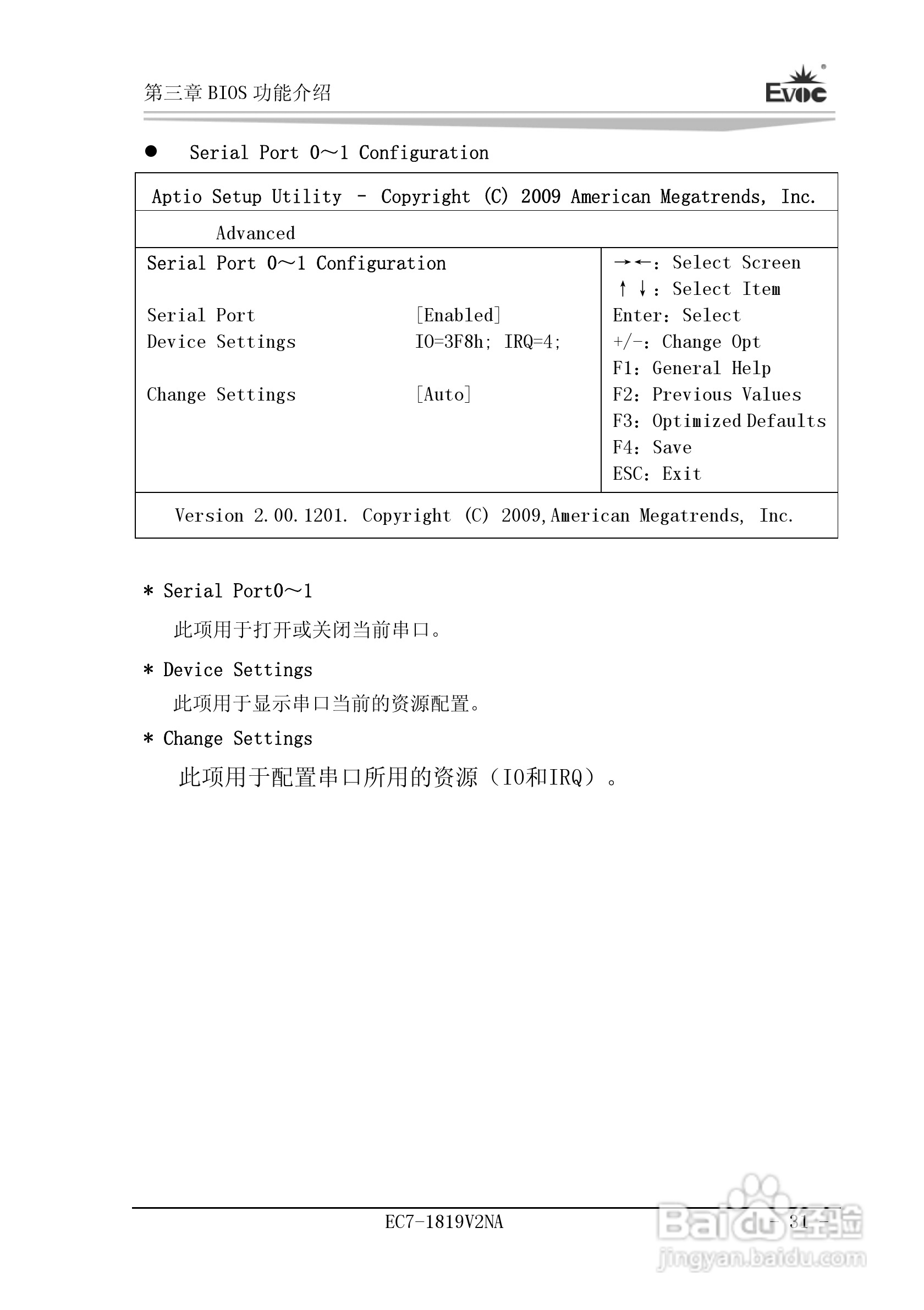 研祥Mini-ITX主板EC7-1819V2NA说明书:[4]