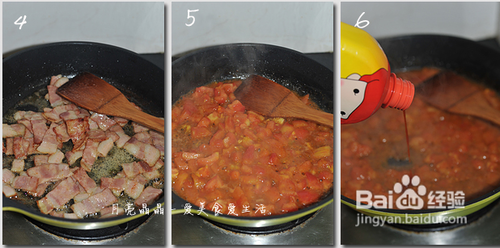 煮出Q弹好吃意面--茄汁培根焗贝壳粉