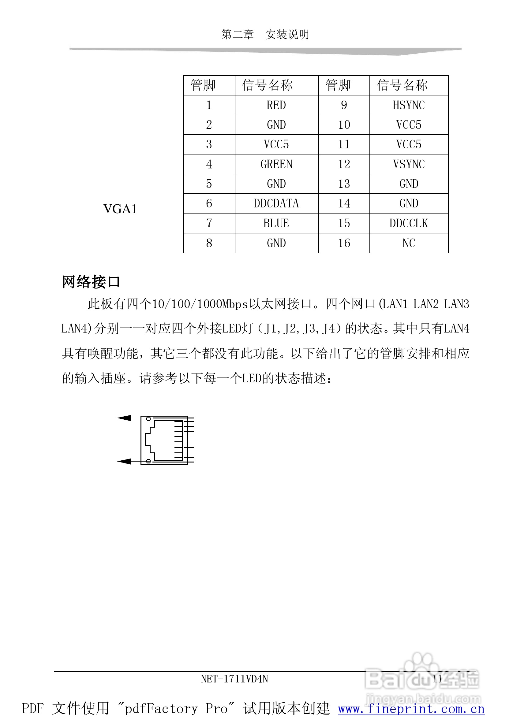 研祥NET-1711VD4N工业级CPU板卡说明书:[2]