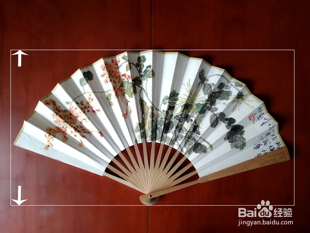 国画作品扇面尺寸怎么标