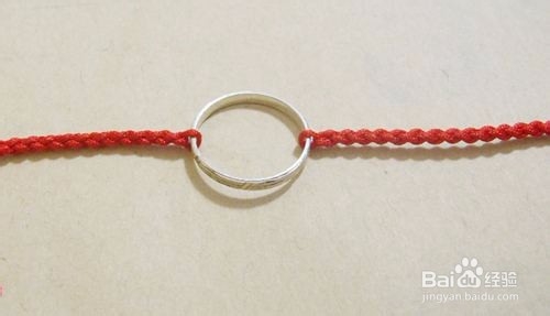 手链编织红绳教程