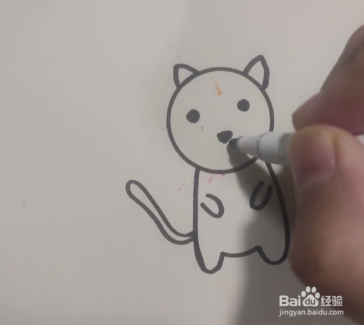 简笔画怎么画猫咪