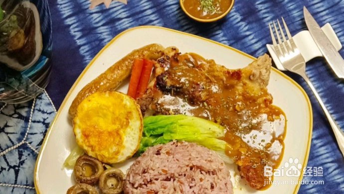 惹味黑椒猪扒饭的做法