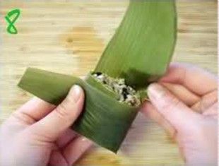 一根牙签引发的粽子新包法-竹香糯米鸡