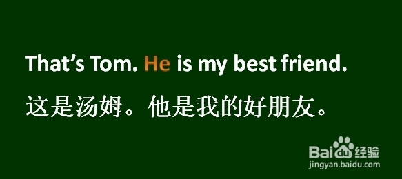 人称代名词词
