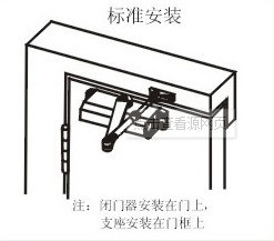 闭门器的安装方法