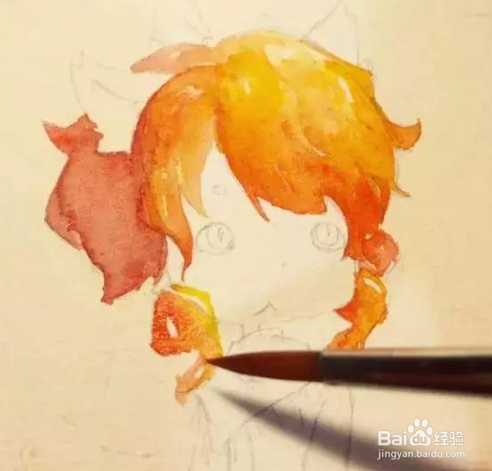 水彩画动漫教程