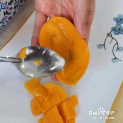 小台芒怎么切方便吃