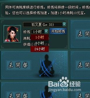 侠武英雄传同伴修炼系统