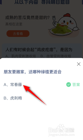 蚂蚁庄园：朋友要搬家送哪种绿植更适合