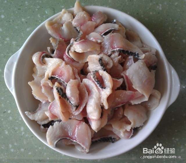 黑鱼二吃之雪菜春笋溜鱼片