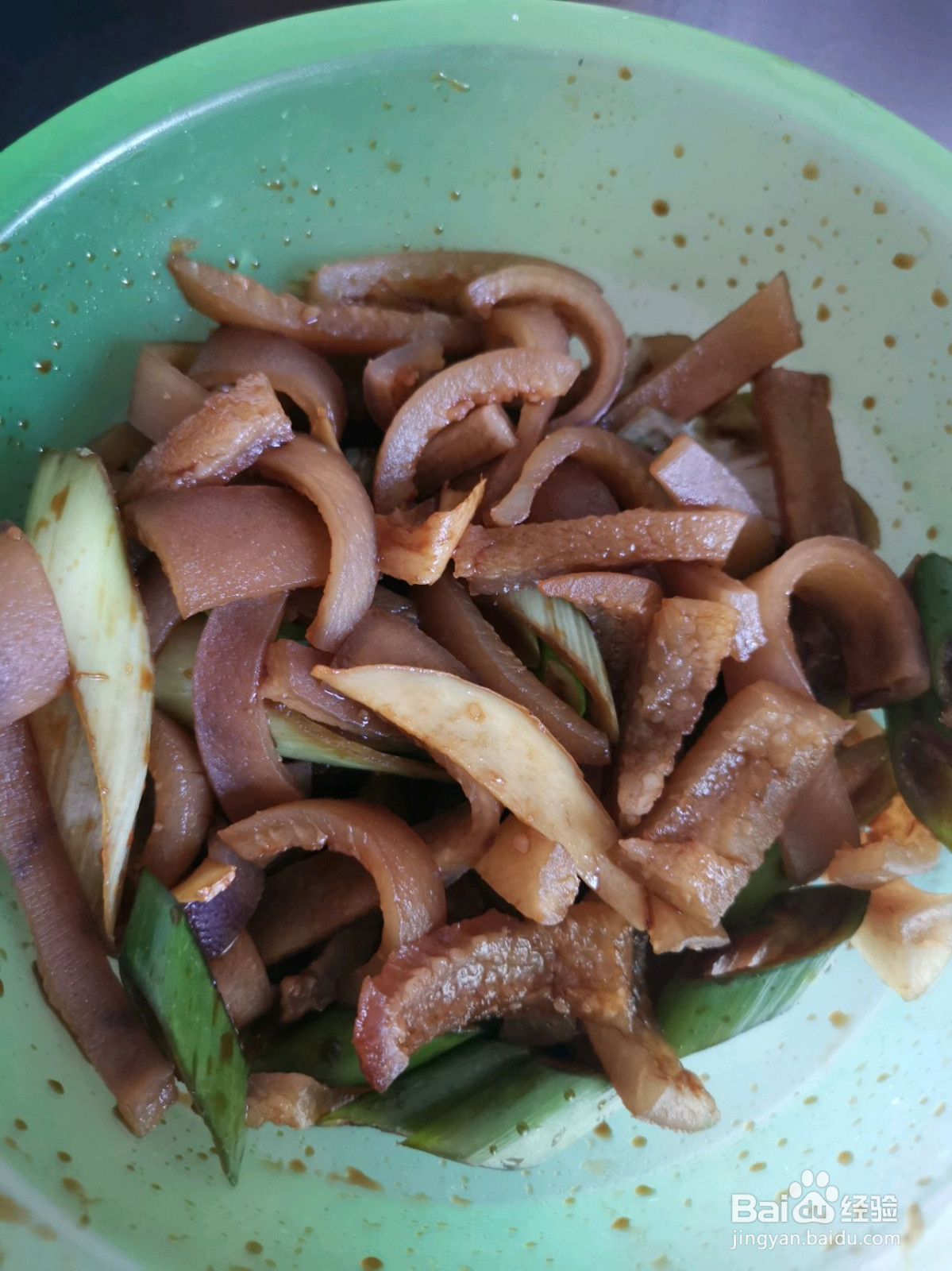 肉皮冻,炼油渣的做法